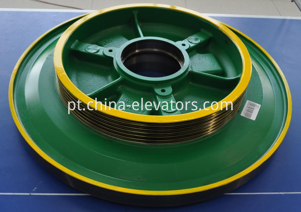 Elevador kone mx10 roldana de roldana km650803h03 KONE Elevator MX10 Traction Sheave KM650803H03